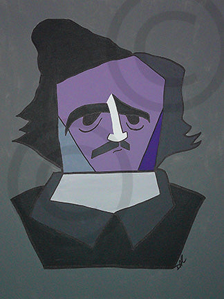 Edgar Allan Poe Limited Edition Art Print by Dean Carnegie